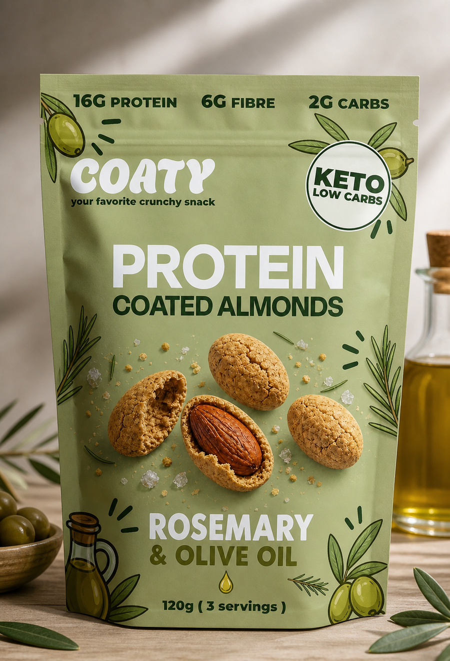 COATY - Rosemary & Olive Oil - 120g